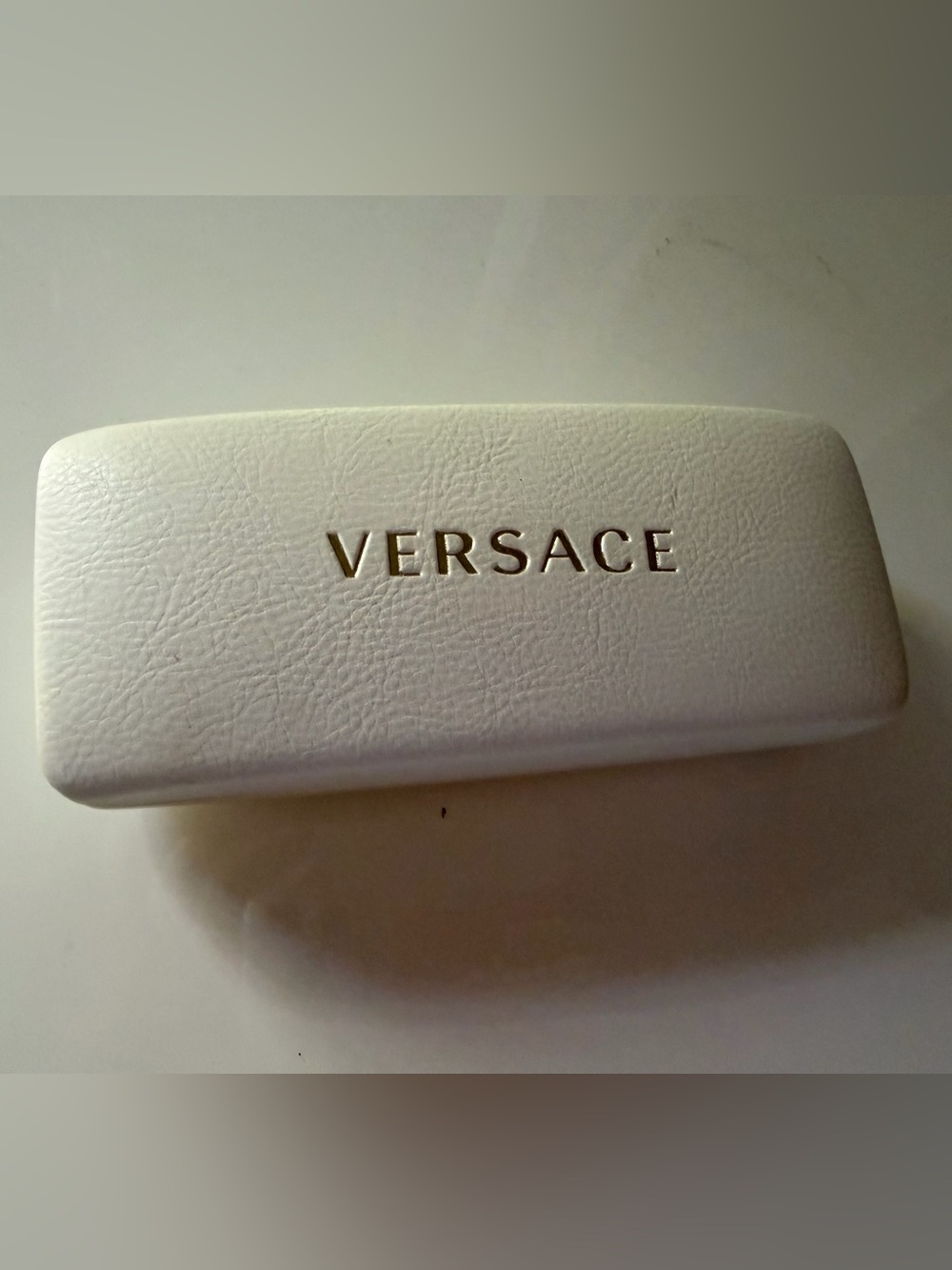 Versace eyeglass case, white